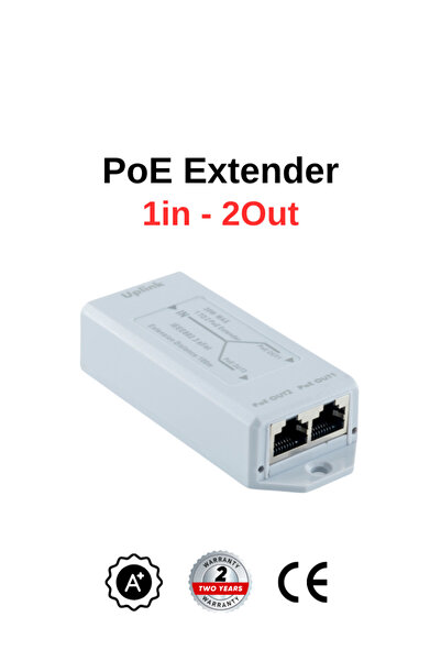 UMSN 2+1 PoE Extender - Çoklayıcı | 1 In - 2 Out | Tak-Çalıştır