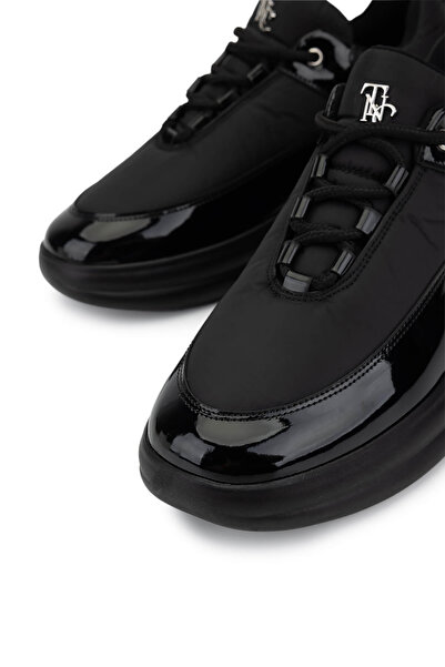 Tamer Tanca Kadın Suni Deri/Tekstil Siyah Sneakers & Spor Ayakkabı