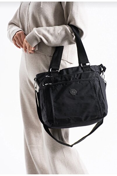 eflanmoda Geantă de umăr și crossbody pentru femei, cu 4 compartimente, din ț...