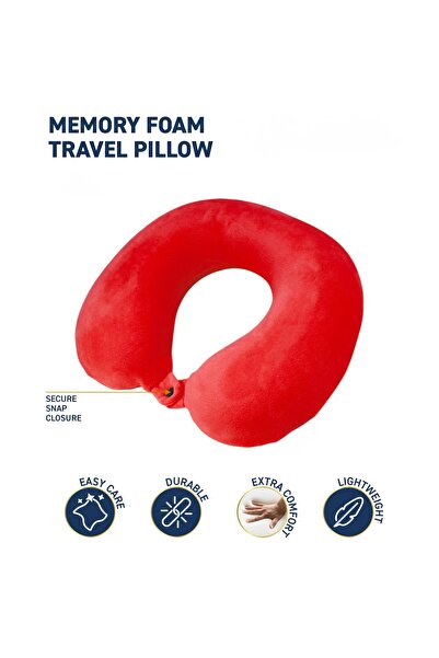 ELİSRA Travel neck pillow comfort orthopedic travel pillow visco