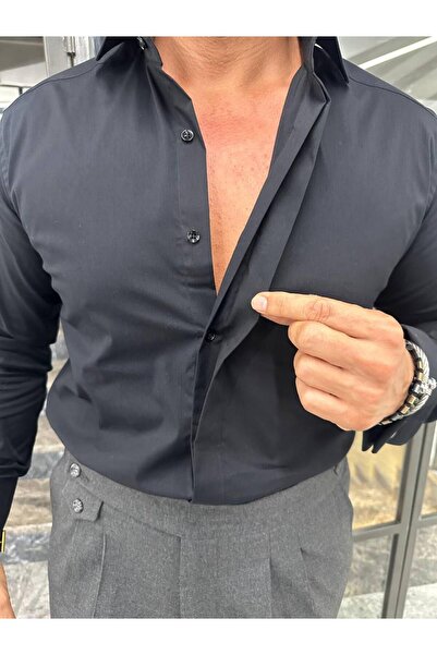 Fc Plus İTALYAN YAKA DUBLE MANŞET GÖMLEK