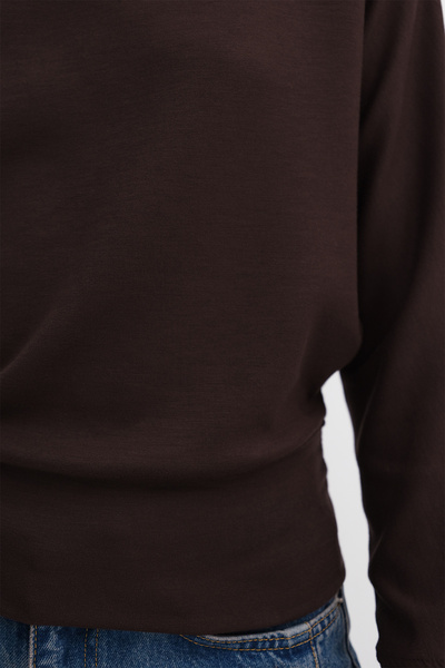 Addax Kayık Yaka Sweatshirt S4412