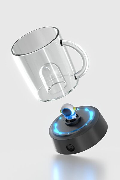 Renga Joy Astronaut Figured 250 ml Tritan Cup with Handle and Blue Led Light 222061