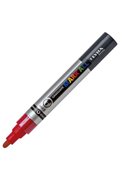 LYRA Mark All Permanent Marker for Textile, Stone or Wood 2 mm - Red