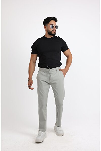 cliento Relaxed Fit (Pilesiz) Düz Jogger Pantolon