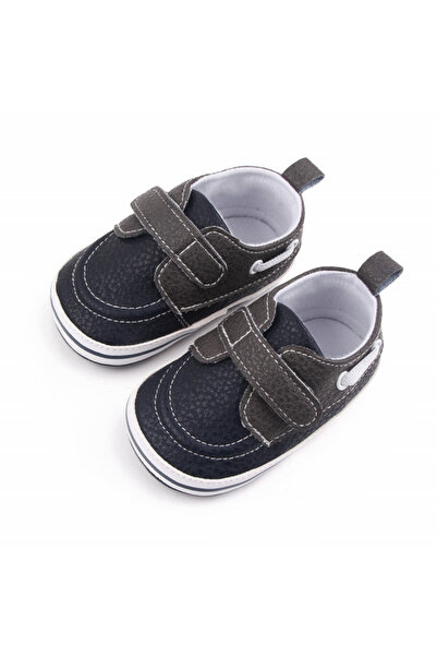 BebeNou ADD2606-2 Moccasin Style Shoes Black Boys 6M (Size 18)