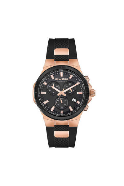 Quantum Men's Chronograph Black Dial Watch - HNG814.852