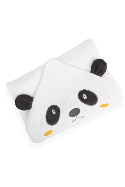 Bebitof 100% Cotton Panda Patterned Bathrobe Set Bbtf.Byz.30037