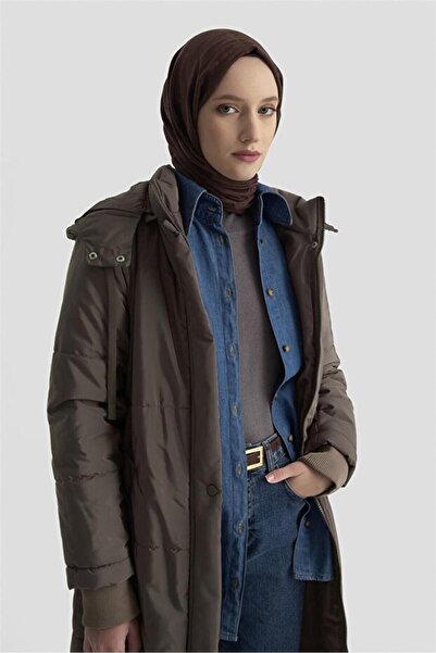 Armine TREND PALTOANĂ CAPITONE 24KT740 VİZON