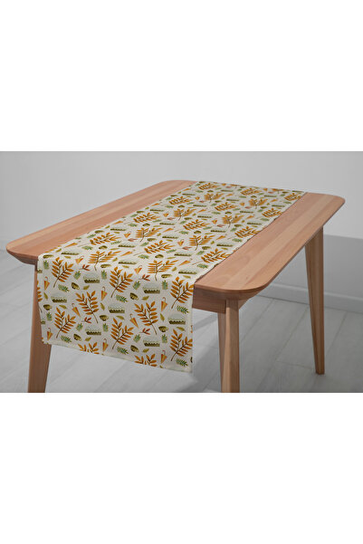 Filamente Digital Printed Runner - Leaf / Autumn / Pumpkin Patterned - 140X40 cm