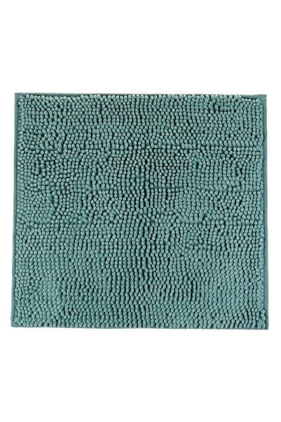 MYONNA IT & E- COMMERCE Microfiber Bath Mat, Embossed, Mint Green, 50x50 cm