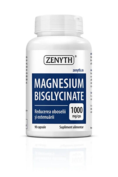 ZENYTH Magnesium Bisglycinate 1000mg, 90 cps