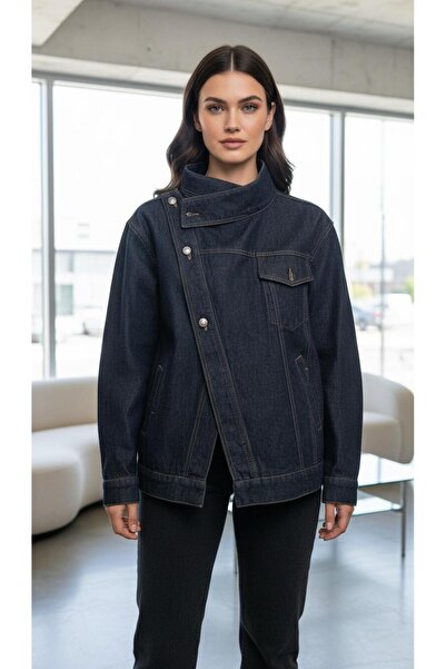 JOVVİN سترة جينز من الدنيم