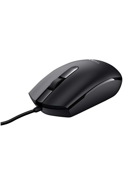 Trust Mouse Basi, 1200 DPI, cablu 1.6 m, 3 butoane, Negru