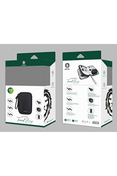 Green Lion 6 In 1 Universal Travel Bag - Black