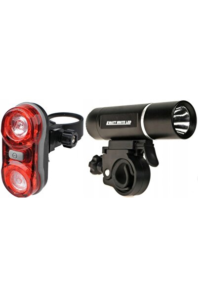 Other SET BATERII FAȚĂ + SPATE CU LAMPĂ DE BICICLETĂ 2K LED