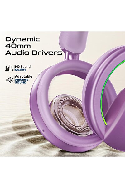 Promate Novon Open-Ear Bluetooth Headphones (Purple)