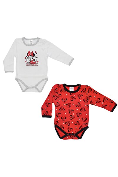 Cerda Body bebelusi Minnie Mouse set 2 bucati – bumbac 100%, maneci lungi, mu...