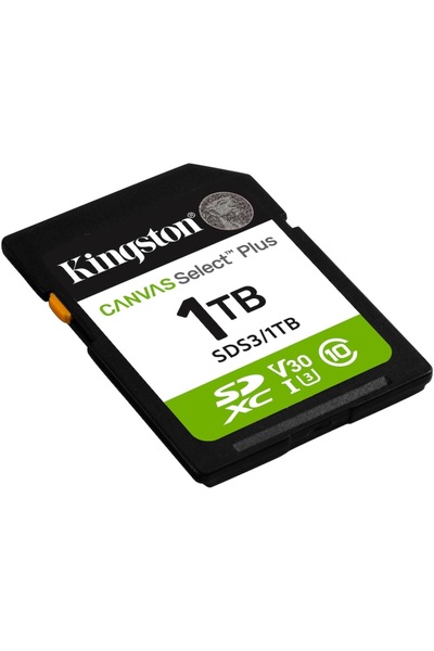 Kingston SDXC Select Plus 1TB Class 10 UHS-I Memory Card