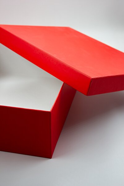 carton box Kırmızı Hediye Kutusu 25 x 33,7 x 12 cm Yılbaşı Advent Calender Boş Kutu