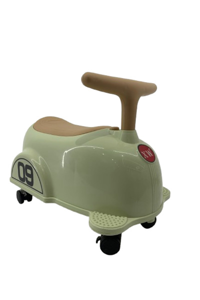 Kinderauto Premergător verde pentru bebeluși cu compartiment de depozitare