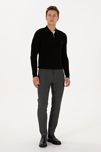 U.S. Polo Assn. Erkek Gri Jogger Fit Kanvas / Chino Pantolon 50311905-VR024