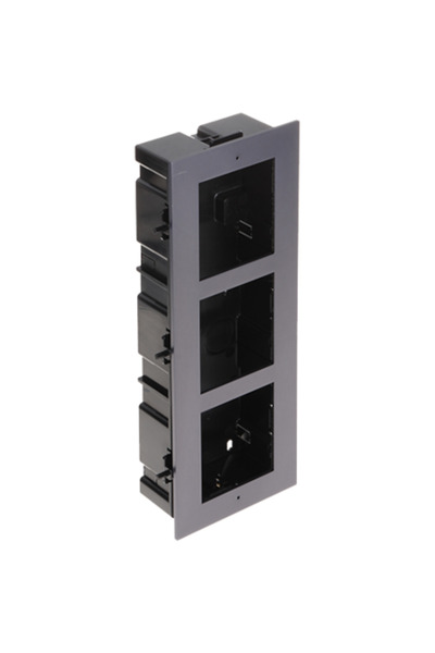 Hikvision Cadru de montare încastrat, 3 module, pentru interfon modular - DS-KD-ACF3