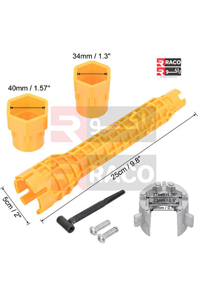 Raco 8-in-1 Faucet & Sink Installer Tool (Yellow)