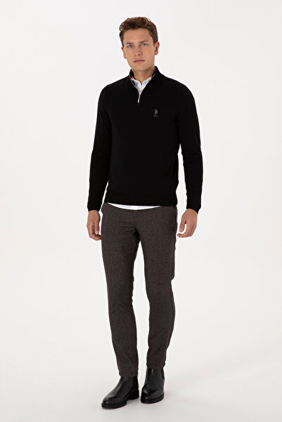 U.S. Polo Assn. Ανδρικό Μαύρο Πουλόβερ 50315823-VR046