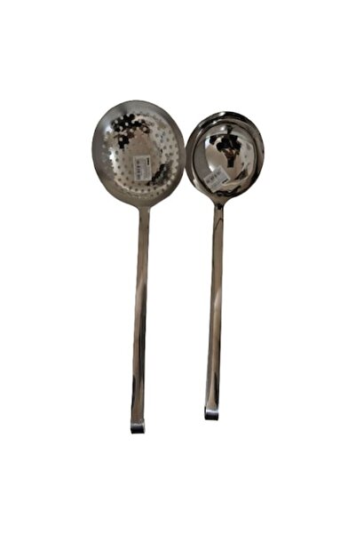 Clini Set profesional: spumieră din oțel inoxidabil 49 cm și polonic din oțel...