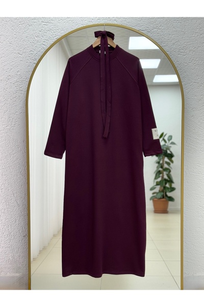 BENAHOLL Rochie cu etichetă cu mânecă amine-EU2400 Prune