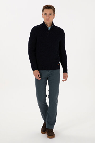 U.S. Polo Assn. Men's Turquoise Straight Fit Jean Trousers 50307738-Vr093