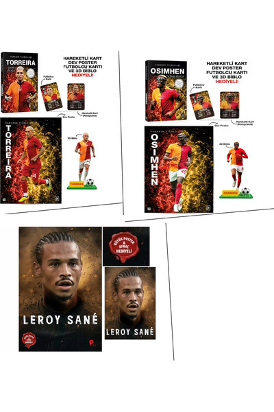 Parodi Yayınları Osimhen / Lucas Torreira Sahanın Yıldızları - Sticker - Bibl...