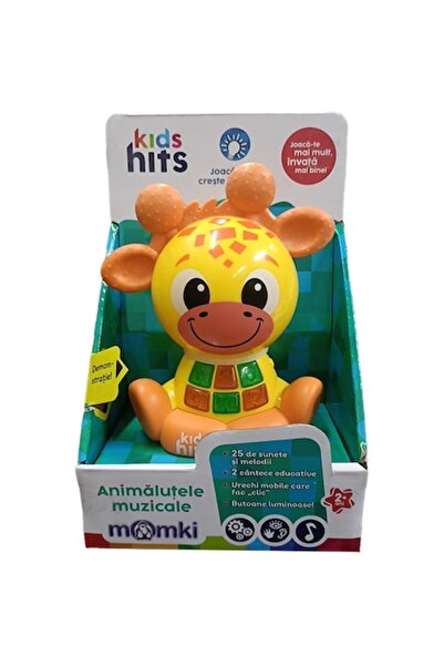 MomKi Kids Hits Interactive Toy - Baby Giraffe with Sounds