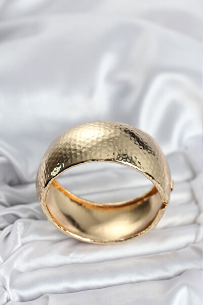 Bernami Special Brass Gold Color Curved Vintage Women's Bracelet Offer!! !