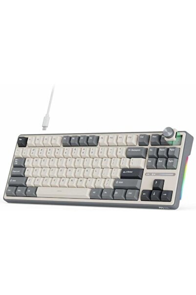 ROYAL KLUDGE Tastatură RK R87 Pro, RGB, Gri