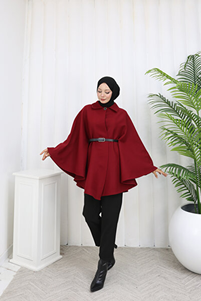 sorisso Belted Stamp Poncho