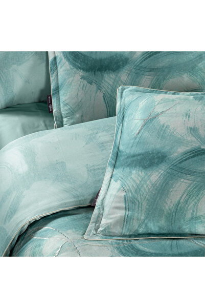 Sarev Double Debri̇na Mi̇nt 300 Tc Cotton Satin Bedding Set