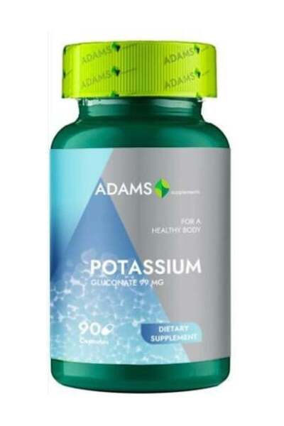 Adams Potasiu 99 mg, 90 capsule