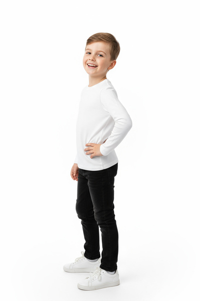 par lingerie pl Μακρυμάνικο μπλουζάκι για αγόρια με λαιμόκοψη