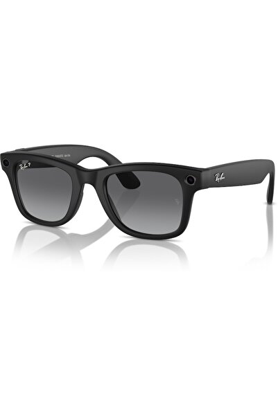 Ray-Ban Ochelari inteligenți Meta WAYFARER, mărimea M, negri, 32GB, cameră 12MP, WiFi 6