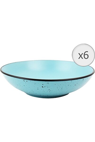Art of Dining by Heinner Set of 6 Deep Plates Electra, Ceramic, 20 cm
