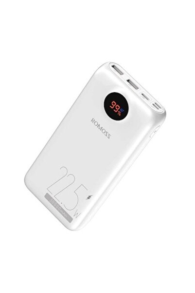 Romoss Baterie externă 30000mAh 22.5W, 2xUSB, USB-C, MicroUSB, Lightning, Ind...