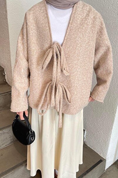 lamelif Tie-Up Kimono Beige