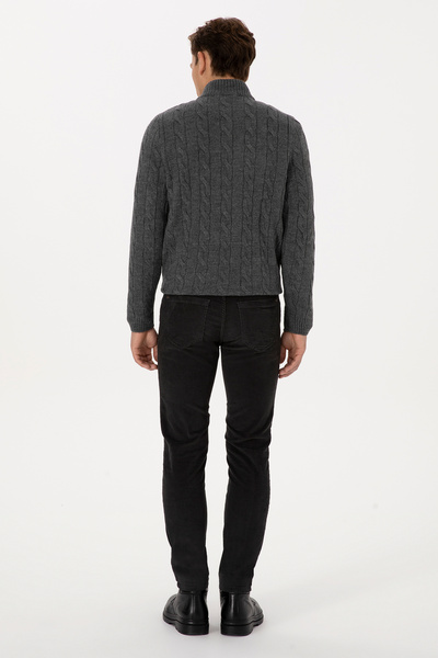 U.S. Polo Assn. Men's Gray Canvas Trousers 50310150-Vr024