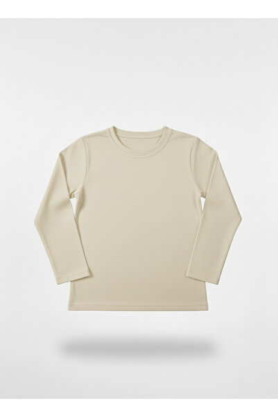 Shifre Μπλουζάκι με μακρύ μανίκι για κορίτσια και αγόρια Unisex Badi Crew Neck