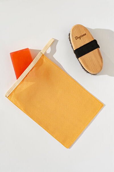 BEYZANA Yavruağzı Banyo Vücut Duş Kesesi Peeling Eldiveni Floş Ipek