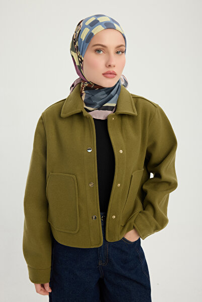 ipekistanbul وشاح إيفيليا منقوش - رحلة باستيل - سلمون