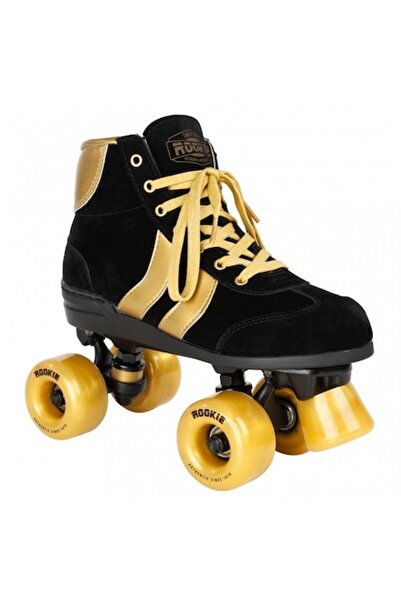 Rookie Authentic V2 Roller Skates 40.5 Black Gold