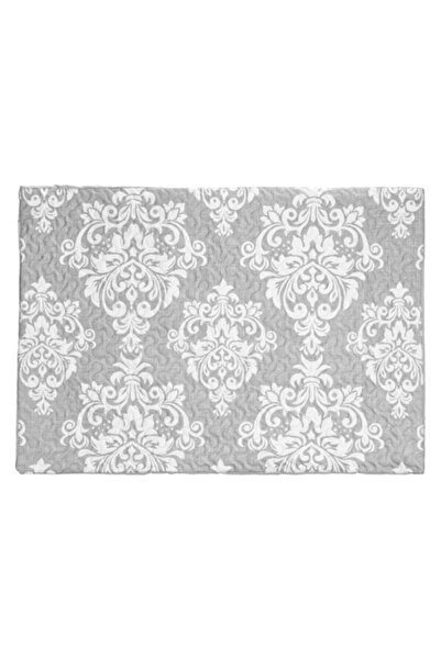 SHOPIENS Pillowcase, Damask Pattern, Gray, Polyester, 68x49 cm